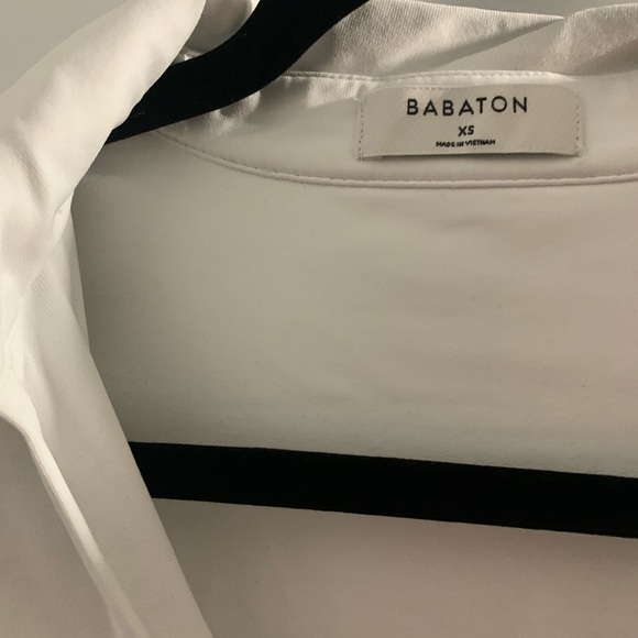 ARITZIA CONTOUR POLO TEE - WHITE 🤍 - Picture 9 of 9